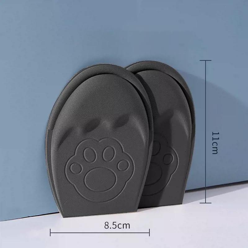 1Pair Women Forefoot Pad Pain Relief Insert Half Size Insoles Non-Slip Cushion Shoe Breathable Sweat Absorbing Foot Pads