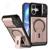 Flip Full Lens Protection Fold Stand Magnetic Phone Case For iPhone 17 Air 16 15 Pro Max 14 13 12 11 For Magsafe Military Cover