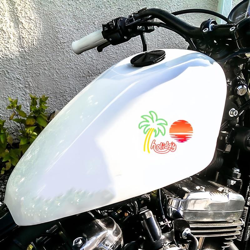 1 holiday logo car sticker, designed with vacation as the design concept, suitable for all car decoration accessories