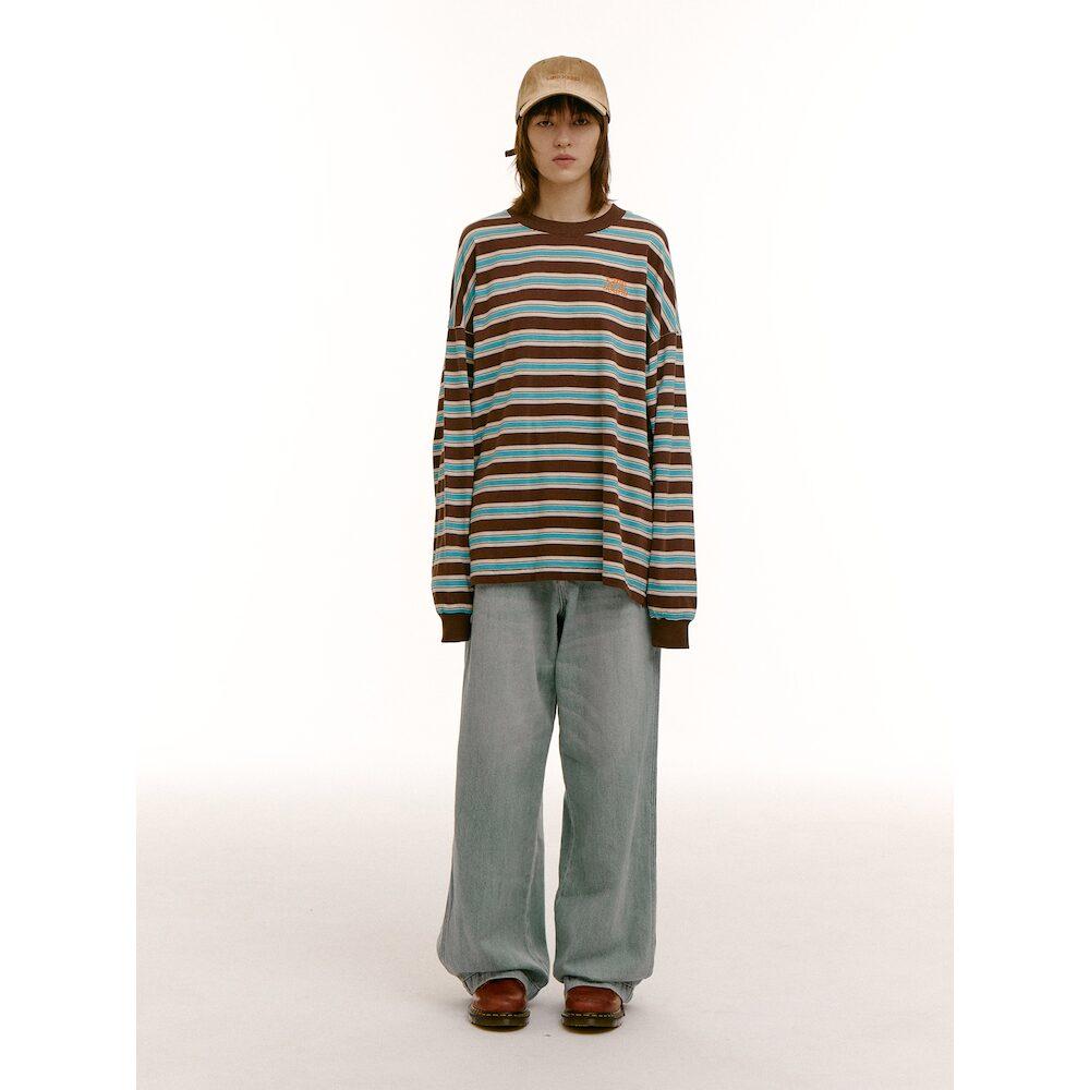 Saendeusaundeu (Unisex) Overduck Washed Ball Cap Yellowish Brown