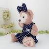 cushu cush ShellieMay Costume Duffy Shelliemey Navy Polka Dot Dress Ribbon 43cm & (Size Small)