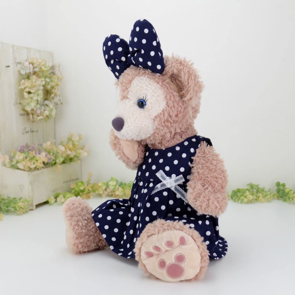 cushu cush ShellieMay Costume Duffy Shelliemey Navy Polka Dot Dress Ribbon 43cm & (Size Small)