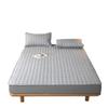 Cotton Padded Bed Sheet Cover, Single Piece All Inclusive Bed Cover, Solid Color Mattress Protection Cover, Dust-proof Bed Sheet Cover