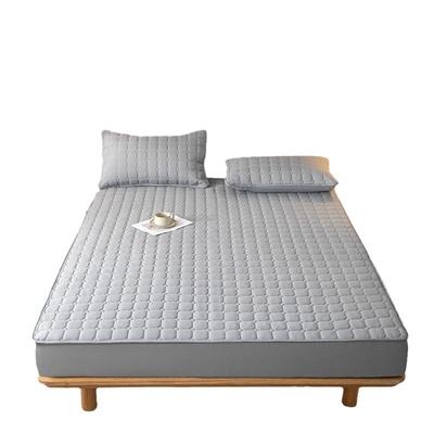 Cotton Padded Bed Sheet Cover, Single Piece All Inclusive Bed Cover, Solid Color Mattress Protection Cover, Dust-proof Bed Sheet Cover