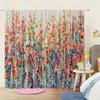 2pcs Van Gogh Starry Sky OilPainting Print Curtains Rod Pocket Curtain For Living Room Bedroom Office Kitchen Study Home Decor