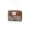 Compact Wallet Card Organizer With Pu Material And Anime Pattern For Casual Carry