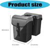 Weatherproofed Cycling Panniers Bag With Carbon Texture Multiple Pocket Organization for Outdoor Exploration