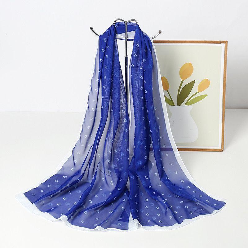 Nowe szaliki z nadrukiem dla kobiet, szaliki szyfonowe na lato, ochronę przed słońcem, jesień i zimę, szaliki dekoracyjne