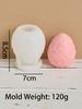 3D Easter Egg Silicone Candle Mold Embossment Egg Candle Making Supplies Plaster Ornaments Handmade Soap Mould Home Decor Gifts