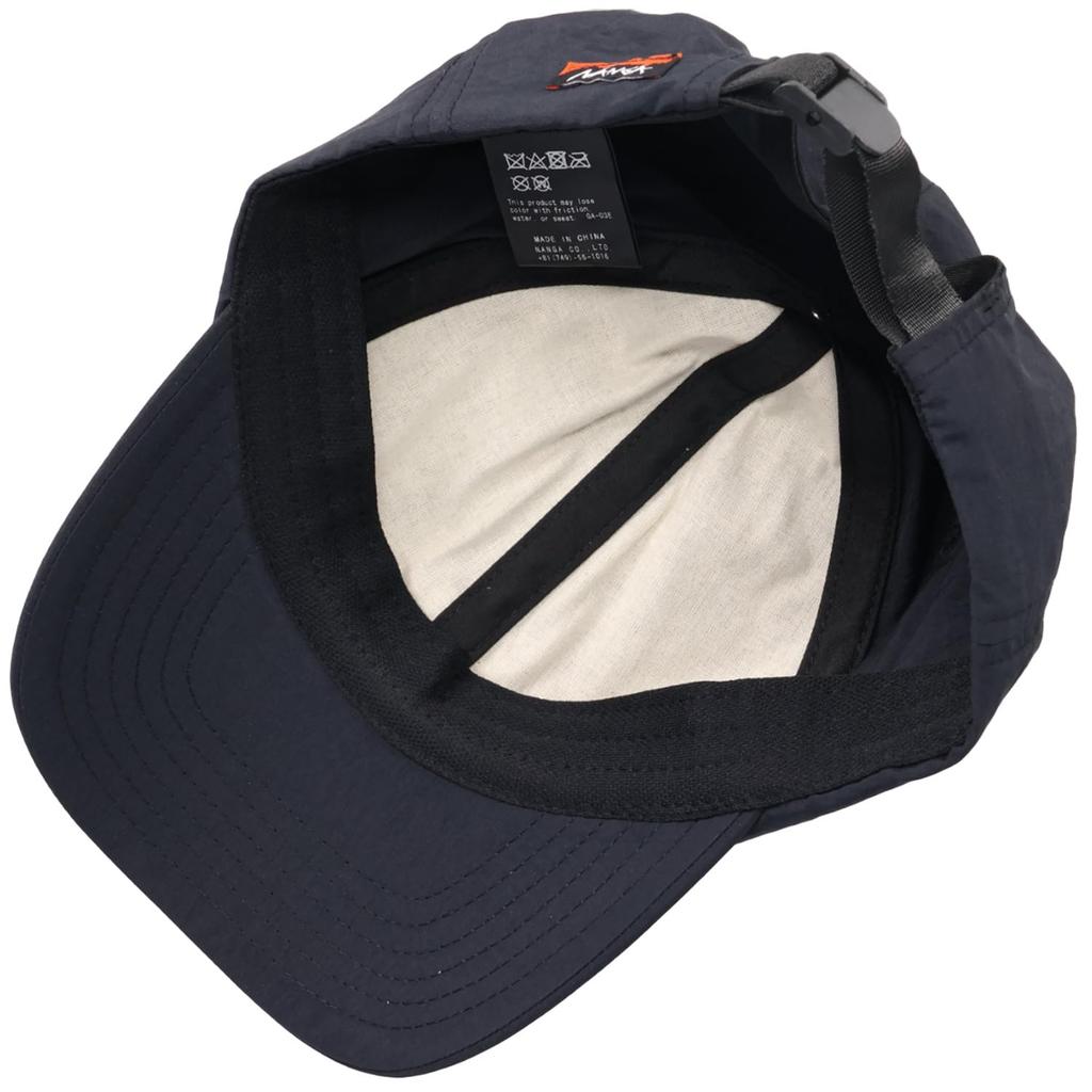 Nanga NYLON TUSSER BB CAP, for Men and Women, Unisex, Hat, Cap, Springsummer, Outdoor, Casual, Camping, Festival, Walking, Black, White, Beige, N1Bc,