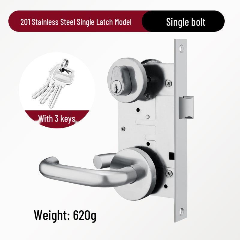 Stainless Steel Emergency Safety Fire Door Lock - Anti-Theft Corridor/Hallway Lock
