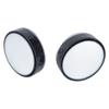 Round Side Mirror Blind Area Mirror Pair, 360 Adjustable Suction Cup Add-On for Rearview Parking and Curbside Checks, Easy To Install