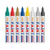 Stylo Peinture Imperméable à Séchage Rapide 2 mm pour Retouches sur Pneus - Résistant à la Décoloration Noir et Blanc