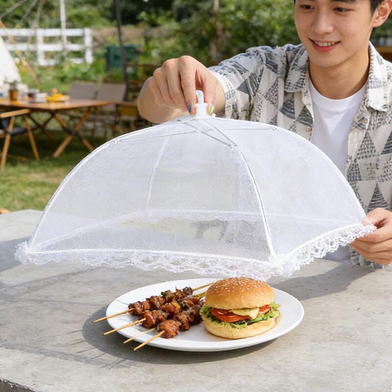 

Foldable Anti-Fly Mesh Food Cover