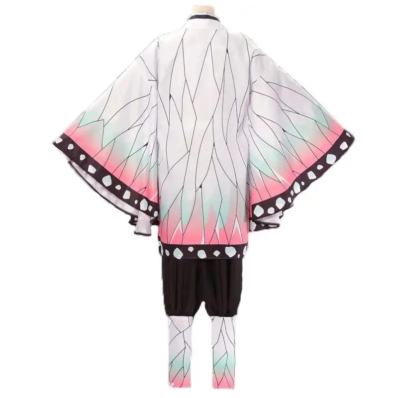 Costume Cosplay Demone Kochou Kanae Adulto Anime Kimetsu No Yaiba Shinobu Kochou Vestiti di Halloween