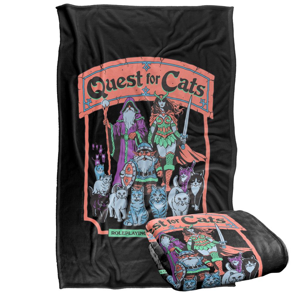 Steven Rhodes Quest For Cats Soft Touch Blanket