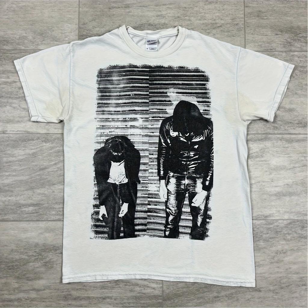 Vintage Crystal Castle Band Album Unisexs Tshirt Summer New Style Unisex Casual Fashion Tshirt Y2k Unisex Unisexs Tshirts