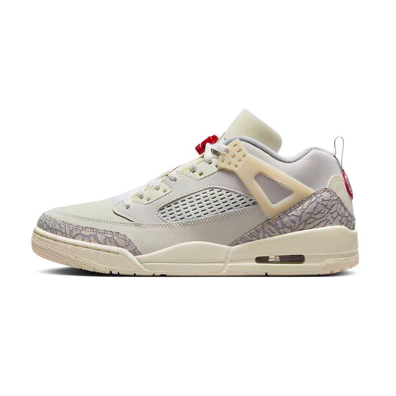 Jordan Spizike Red Plum And Wax Plum, Panda Lying On Its Stomach Abrasion Resistant Slip Resistant Low top FQ1759-100(Team56-)