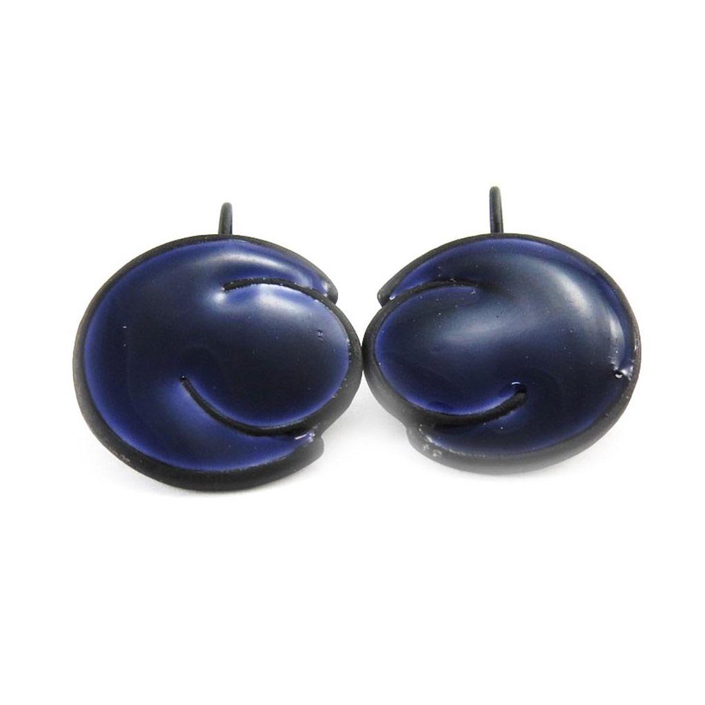 NOA [J4187] - Dormeuses Créateur 'Tulipes' marine