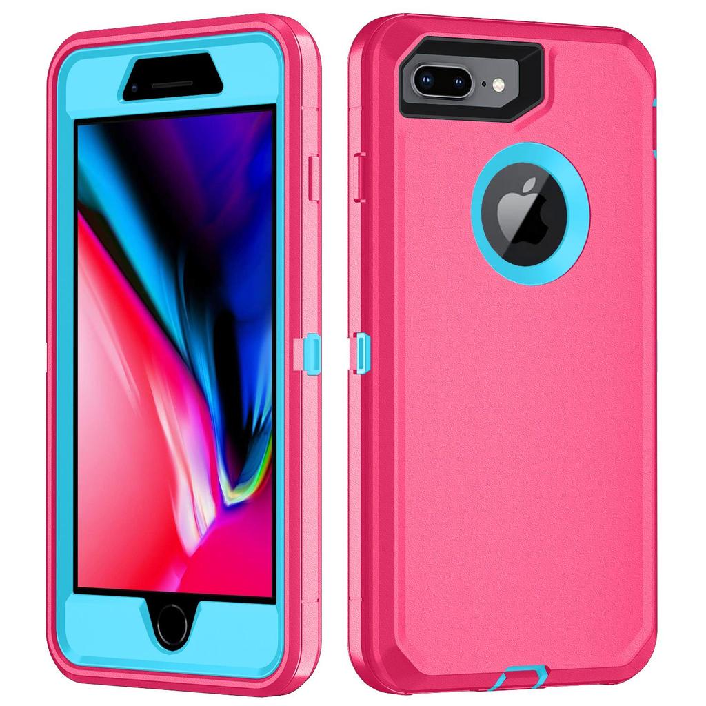 IPhone 7/8/7P/8P için Sağlam Üçlü Koruma Kılıfı - Ağır Hizmet Tipi & Özel Tasarım