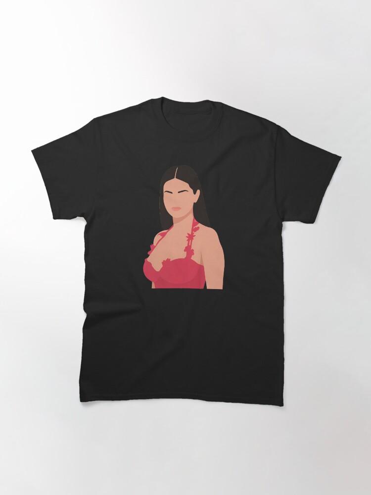 T-shirt Classica con Illustrazione Lineless di Selena Gomez