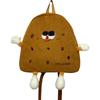 Schoolbag Cute Ugly Cute Cartoon Funny Little Schoolbag Female Niche Soft Sister Corduroy Student Backpack Autumn and Winter Girl Backpack