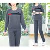 Sportswear Suit for Middle-aged and Elderly Women's Spring and Autumn Mom's Fashion Running and Casual Two-piece Set