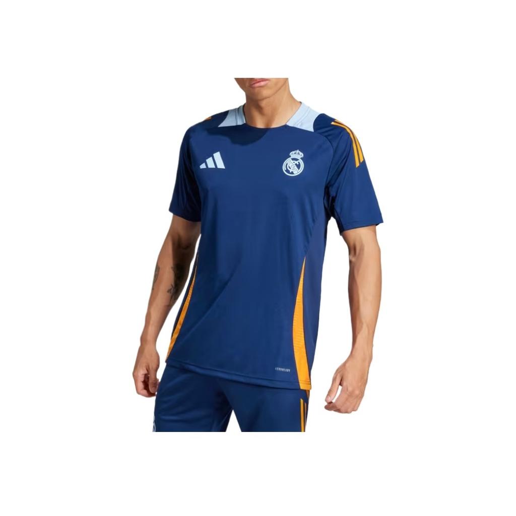 Adidas Real Madrid Tiro 24 Competition Jersey Team Navy Blue 2/Crew Orange/Glow Blue Men Streetwear JE4207