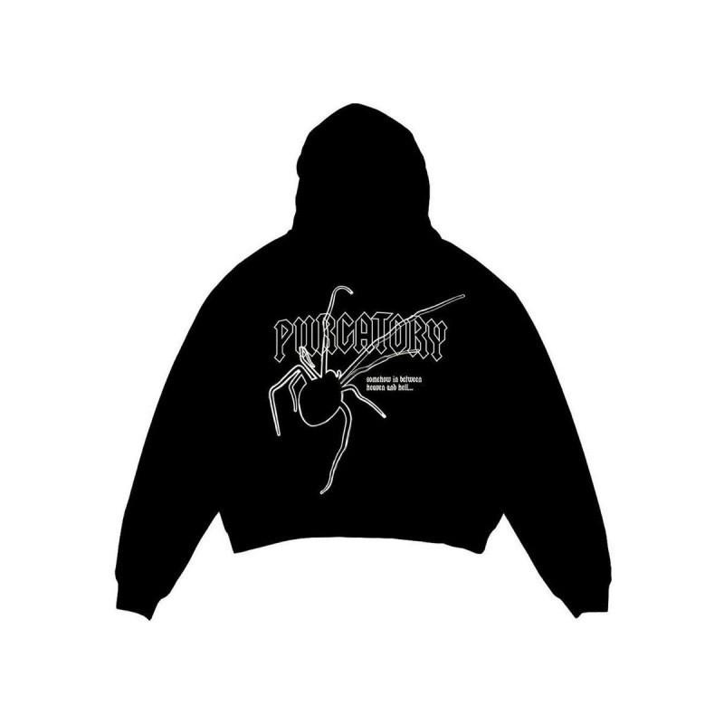 Womens Y2K Streetwear Hoodie Abstract Print Loose Fit Long Sleeve Sweatshirt Teens