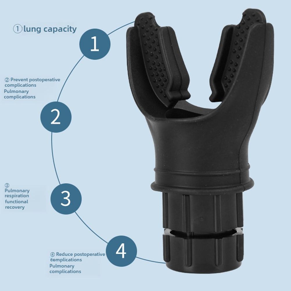 Breathing Trainer Lung Respirator Fitness Equipment Respiratory Silicone High Altitude Training Outdoor Expiratory Exercise Tool