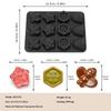 Food Grade Silicone Baking Mold Non Stick Surface Cute Shapes Perfect For Home Baking Mousse Cake Jelly