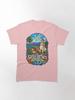Barbara Santa Barbara California USA Stained Glass Art Classic T-Shirt