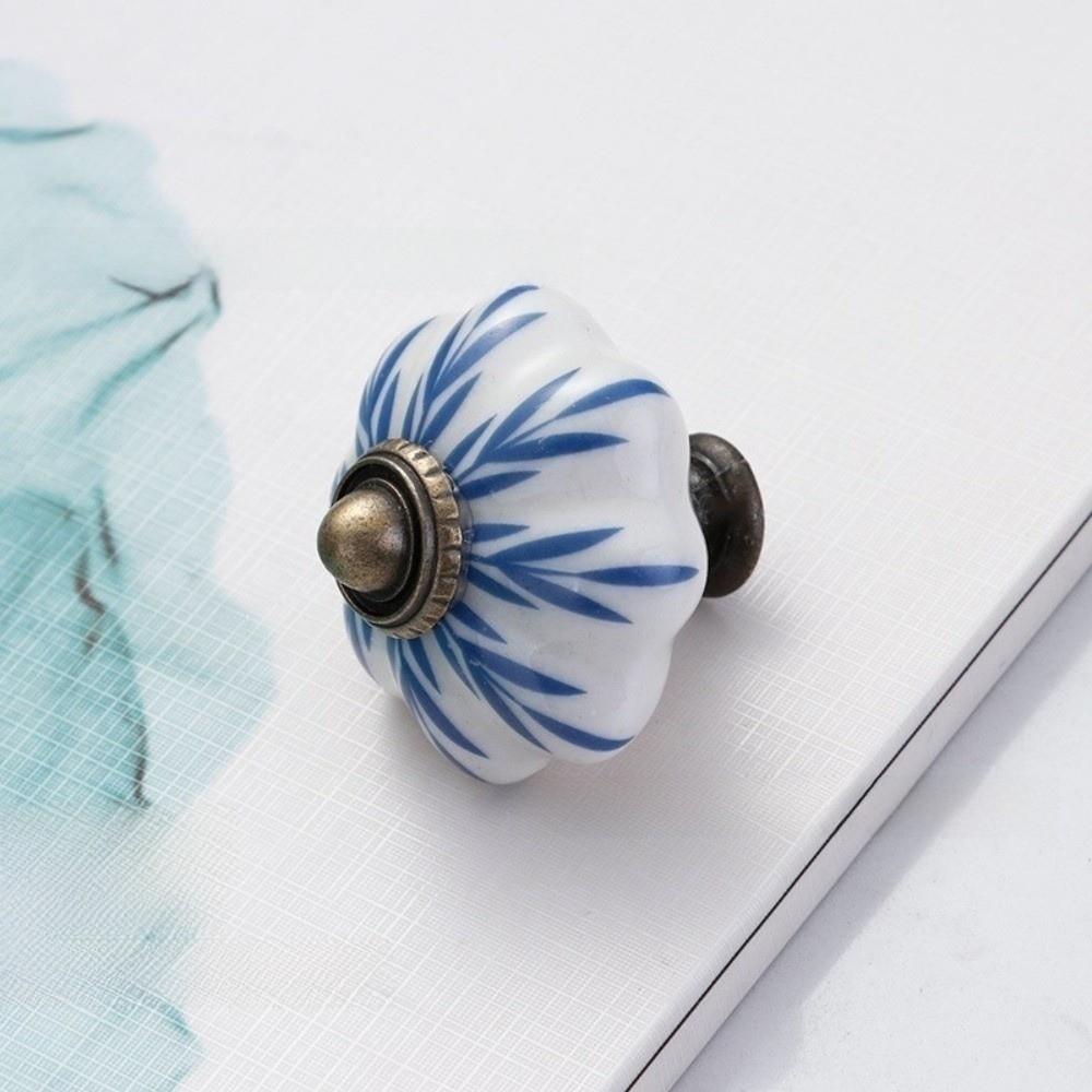 Ceramic Drawer Pulls Pumpkin Shape Furniture Knobs New Decorative Knobs Cabinet Hardware