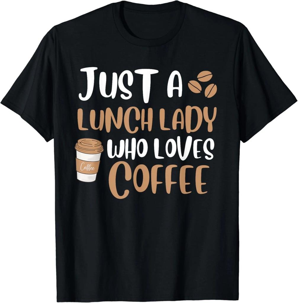 La cuoca della mensa ama l'amante del caffè divertente scuola Mensa Scolastica Regalo T-Shirt Unisex