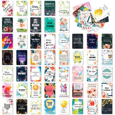 50 Inspirational Text Interactive Cards Xiaoqing Plants And Flowers Encouraging Fuel Cards Postcards