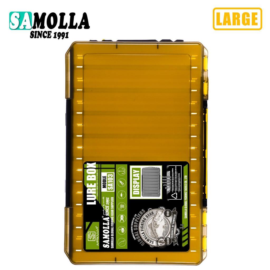 XL Double-Sided Tackle Storage Box for Fishing Lures, Bait, and Hooks