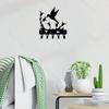 Metal Wall Hook Hummingbird Design Kitchen Pantry Storage Organizer Key Holder Coat Rack Home Wall Mounted Utility Hanger