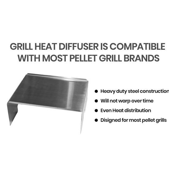 Stainless Steel Heat Baffle for Pit Boss Pellet Grill Heat Shield