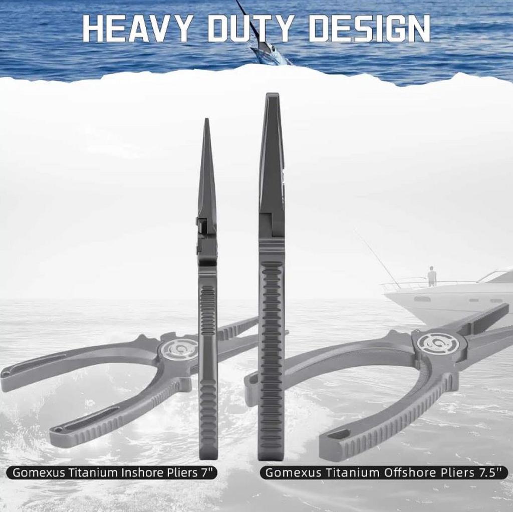 Gomexus TX75-TN Pliers Split Ring Titanium SET (4817)