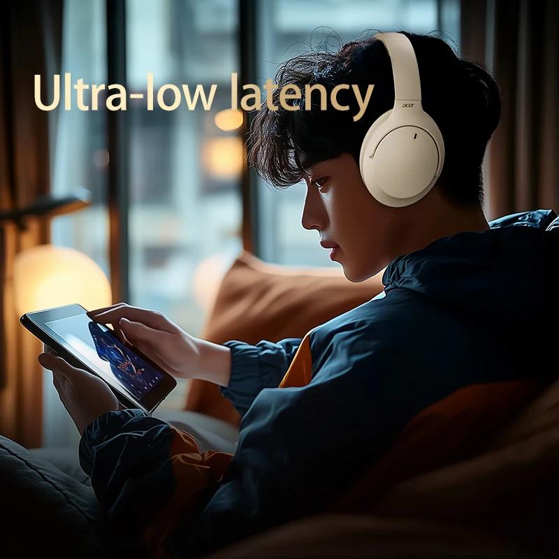ZENTAURA Headphones Wireless Earphones Head Tracking 3D Spatial Audio Bluetooth 5.4 HIFI Headset ENC HD Mic Low-Latency