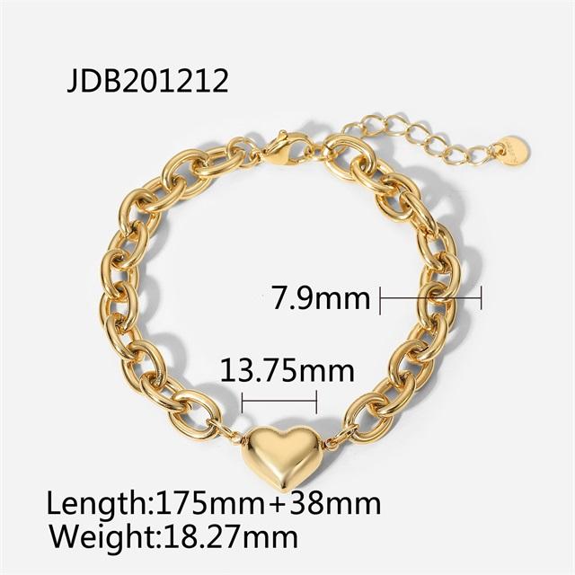 

Новый Модный Браслет из Нержавеющей Стали с Подвеской в Виде Сердца для Женщин, Шарм, Браслет в Форме Сердца, Вечеринка, Свадебные Украшения, Подарок