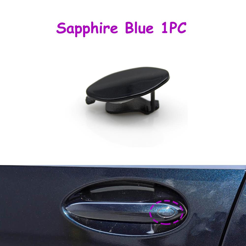 

G20 G22 G30 G32 G15 G01 G05 G06 G07 G29 Car Exterior Door Handle Small Cover Cap For BMW 3 5 6 8 Series X3 X4 X5 Z4 51217489341 Sapphire Blue 1PC