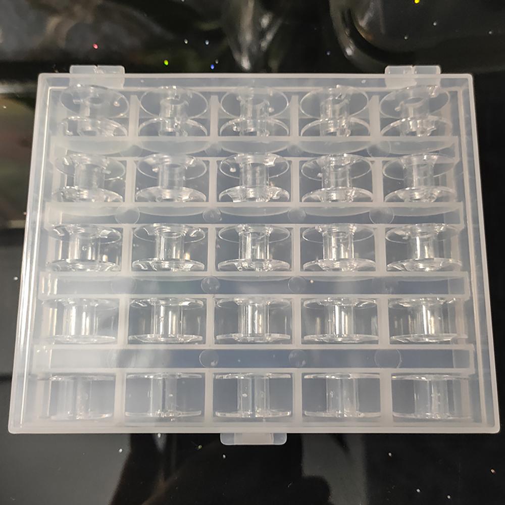 With Storage Box Sewing Supplies Bobbin Sewing Machine Accessories Plastic Bobbins Sewing Supplies
