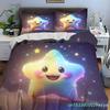 Cute Cartoon Stars Print Bedding Set Duvet Cover 1 Duvet Cover 2 Pillowcases Adult And Kids Bedding Set Luxury Children's Gifts