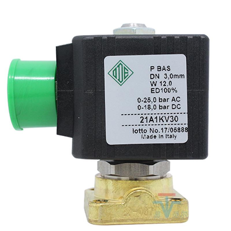 21A1KV30 Miniature Two-Way Solenoid Valve, 220V/24V Base Mount