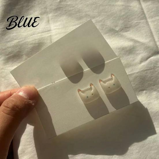 Smooth Stud Earrings 1 Pair No Burrs Lightweight Kitten Design
