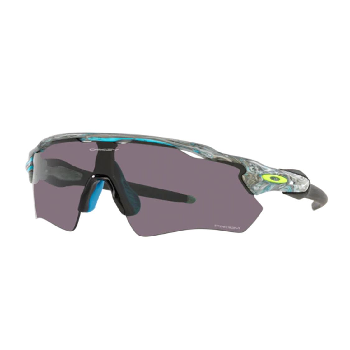 OAKLEY Lunettes de soleil d&eacute;contract&eacute;es sportives  forme irr&eacute;guli&egrave;re Lunettes de soleil unisexes 0OO9208-D5 Blue,51