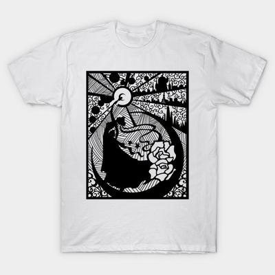 T-shirt Dam Serenity Harajuku Tryck Kawaii T-shirt Sommar Kortärmad Dam T-shirt Topp Tee