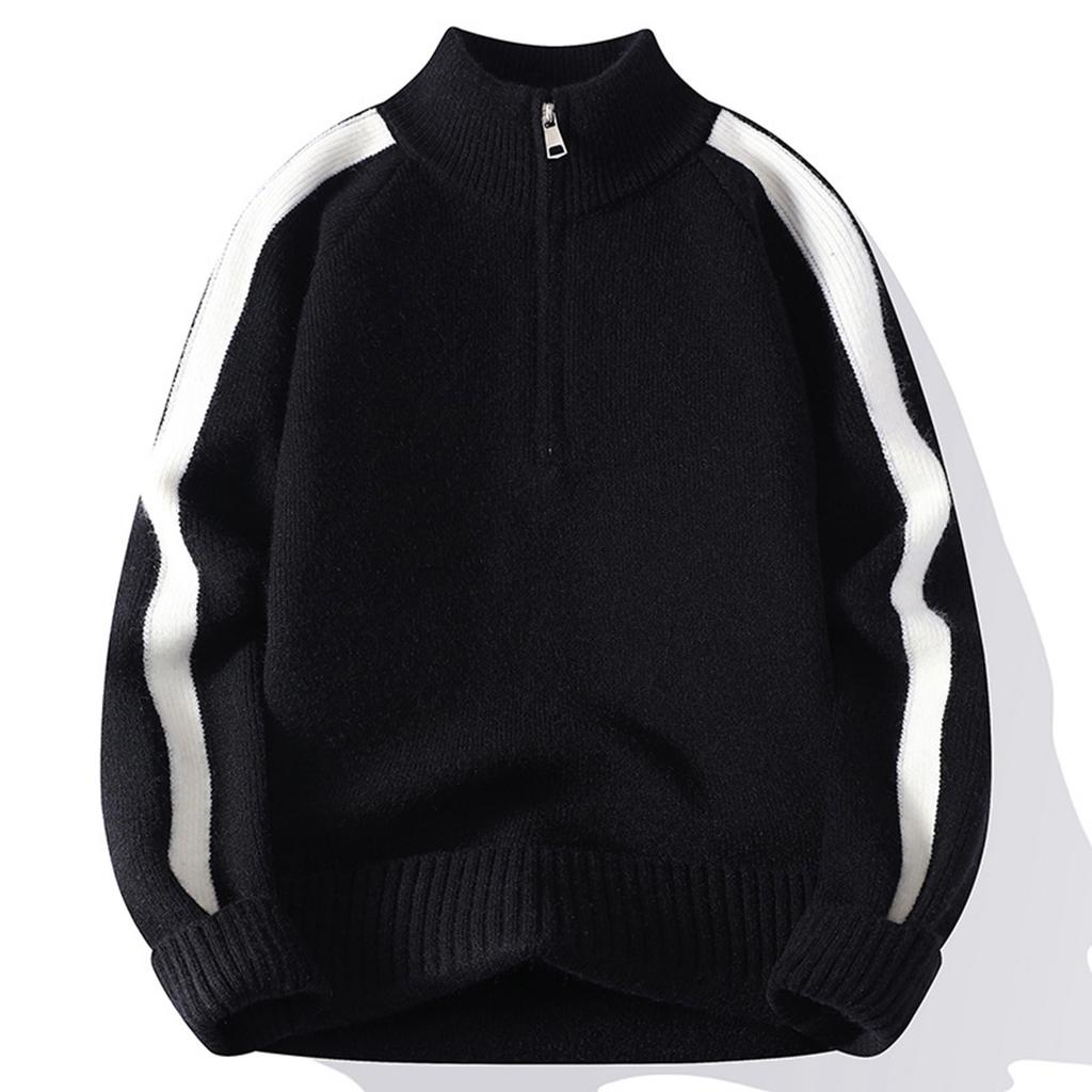 Men's  Fashion  Knitting  Pullover  Long Sleeves  Loose  Round Neck  Sweater