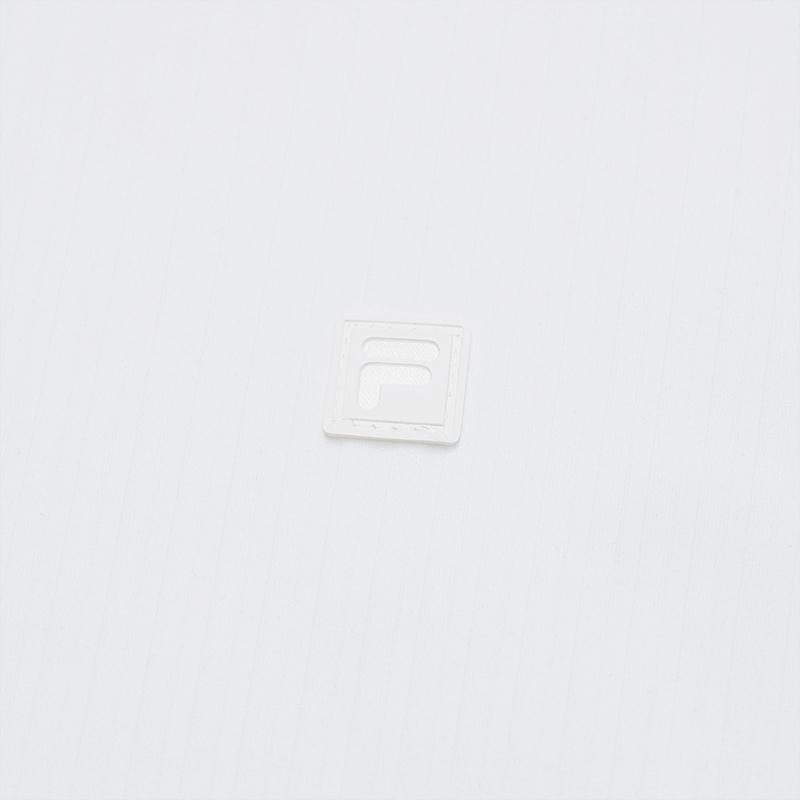 FILA Golf Series Casual Business Clean Fresh Non-Deforming Inner Layer With Scarf Knitted Long Sleeve Polo Shirt Women tops Jade-White A11W545201FWT